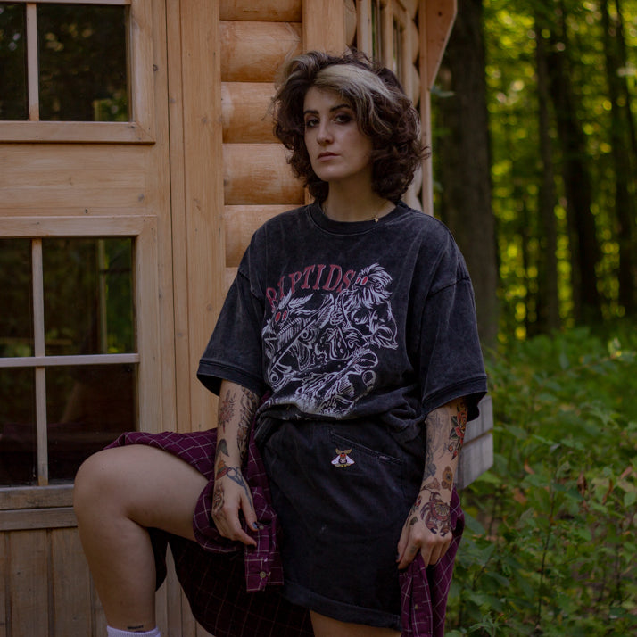 Cryptids on Tour - Vintage Black Wash T-Shirt – Knock Thrice