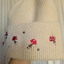 Load image into Gallery viewer, Cream Fairy Ring Beanie
