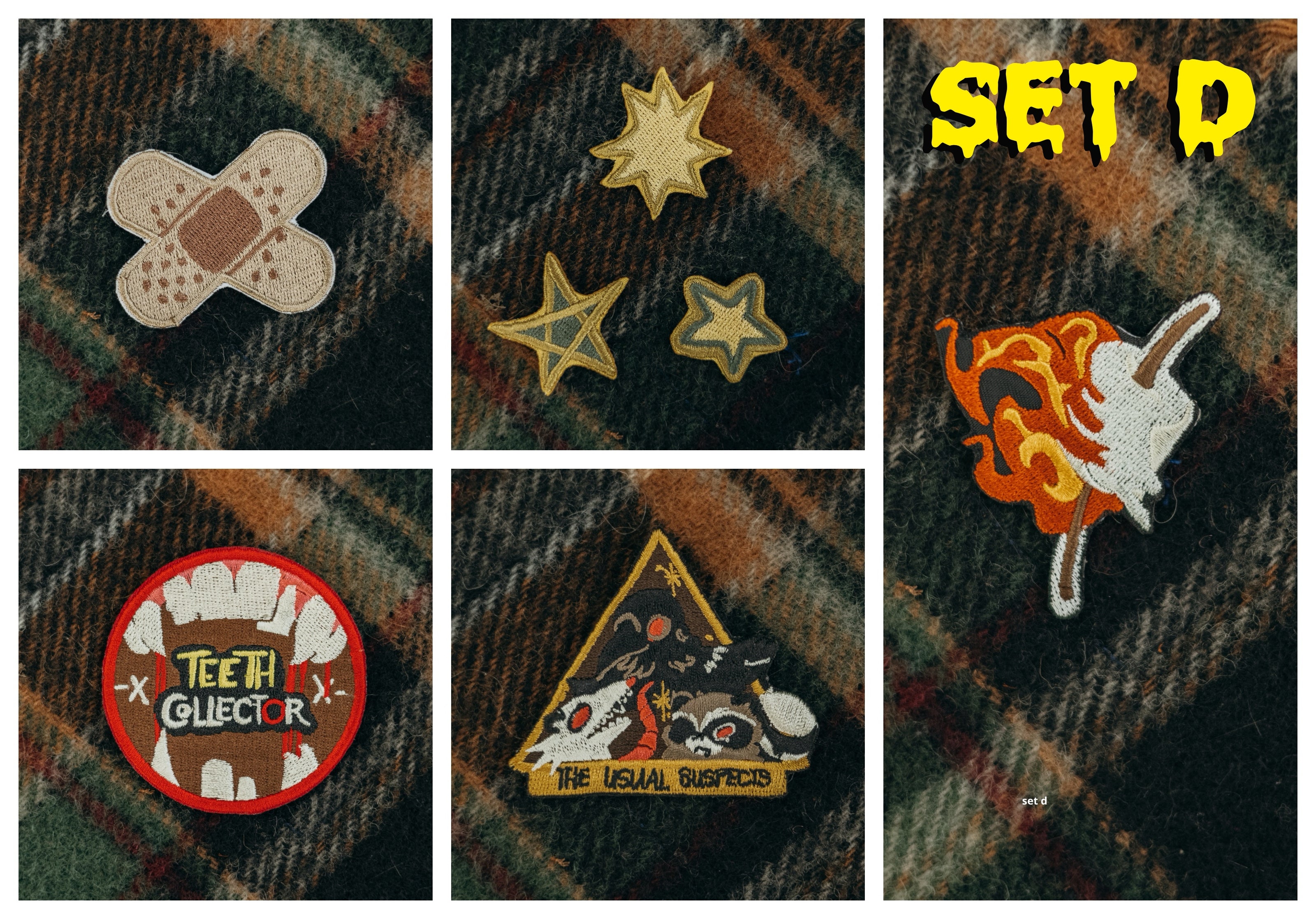Camp Cryptid Patches - Iron On