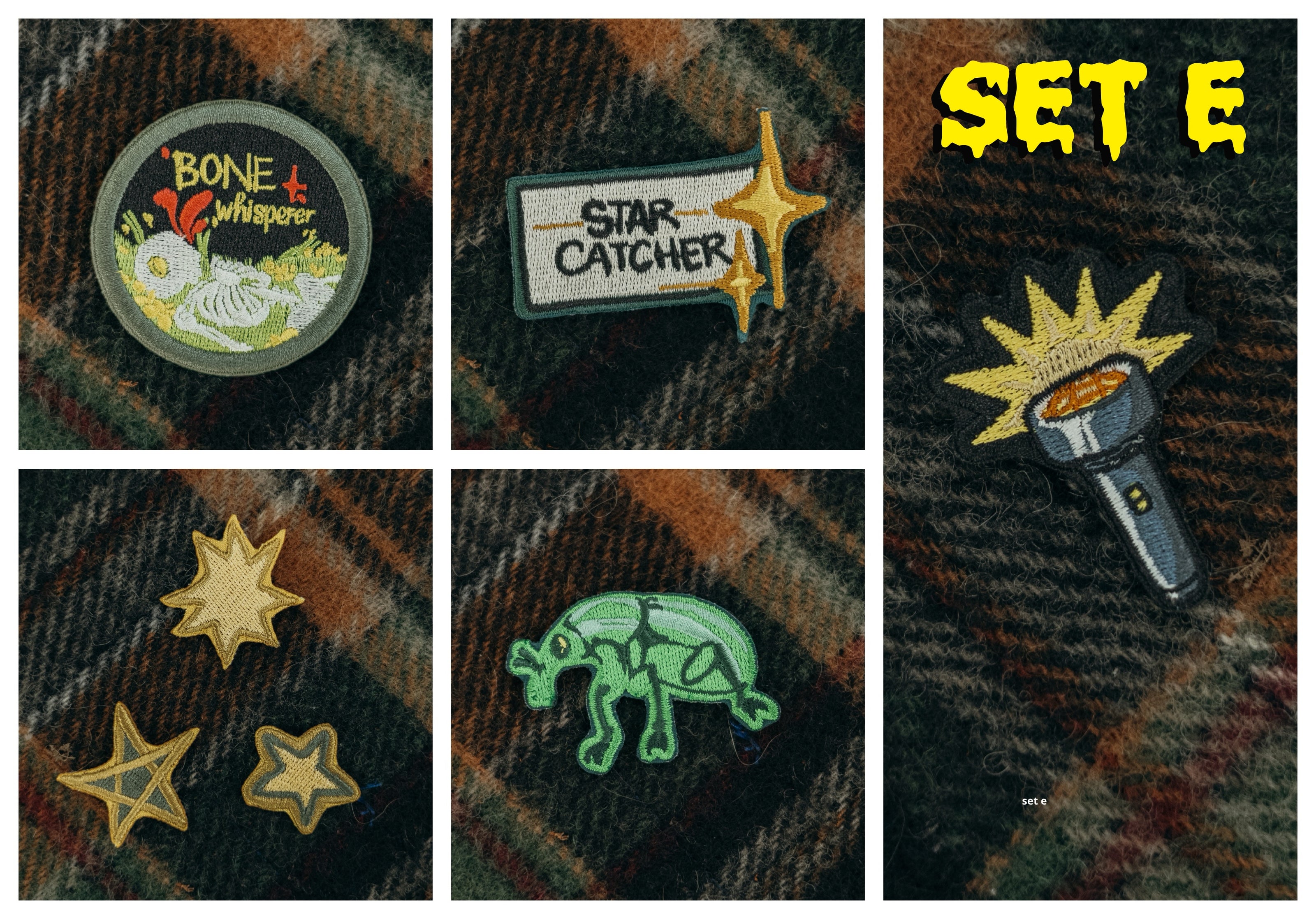 Camp Cryptid Patches - Iron On