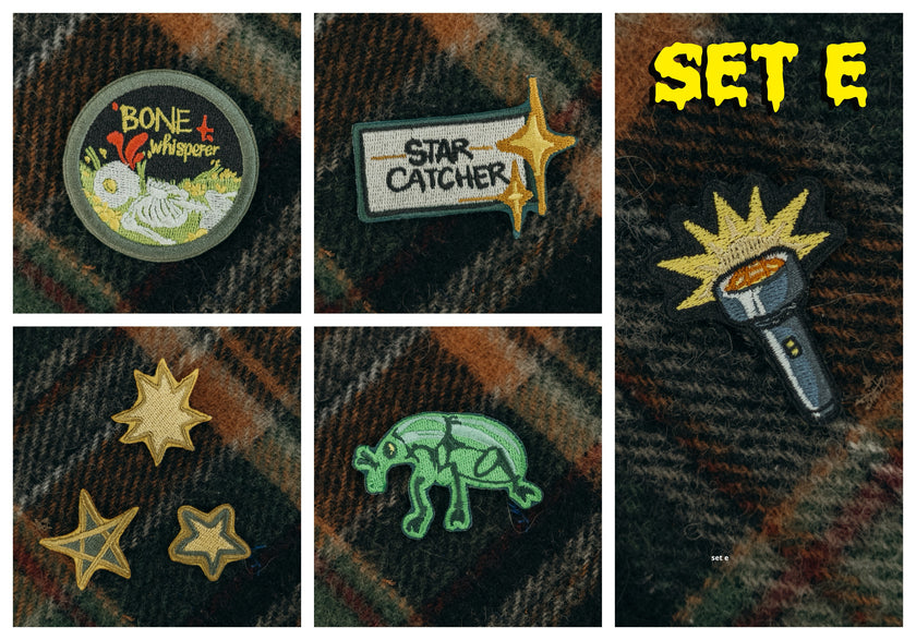 Camp Cryptid Patches - Iron On
