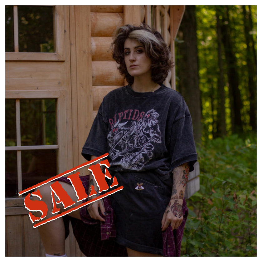 Cryptids on Tour // Vintage Black Wash T-Shirt  [old sizing]