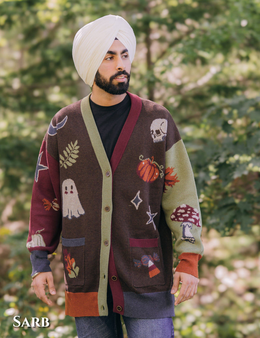 October Trinkets // Oversized Cardigan