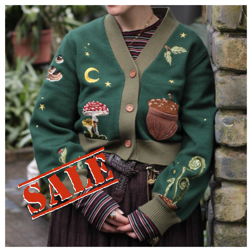 Forest Forager // Embroidered Cardigan [old sizing]