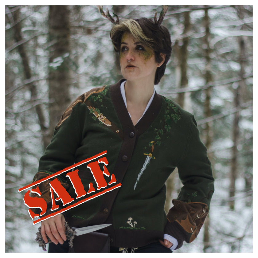 The Knight of Ivy // Embroidered Cardigan [old sizing]
