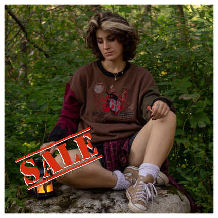 Mothman Crewneck // Cozy Cryptid Club  [old sizing]