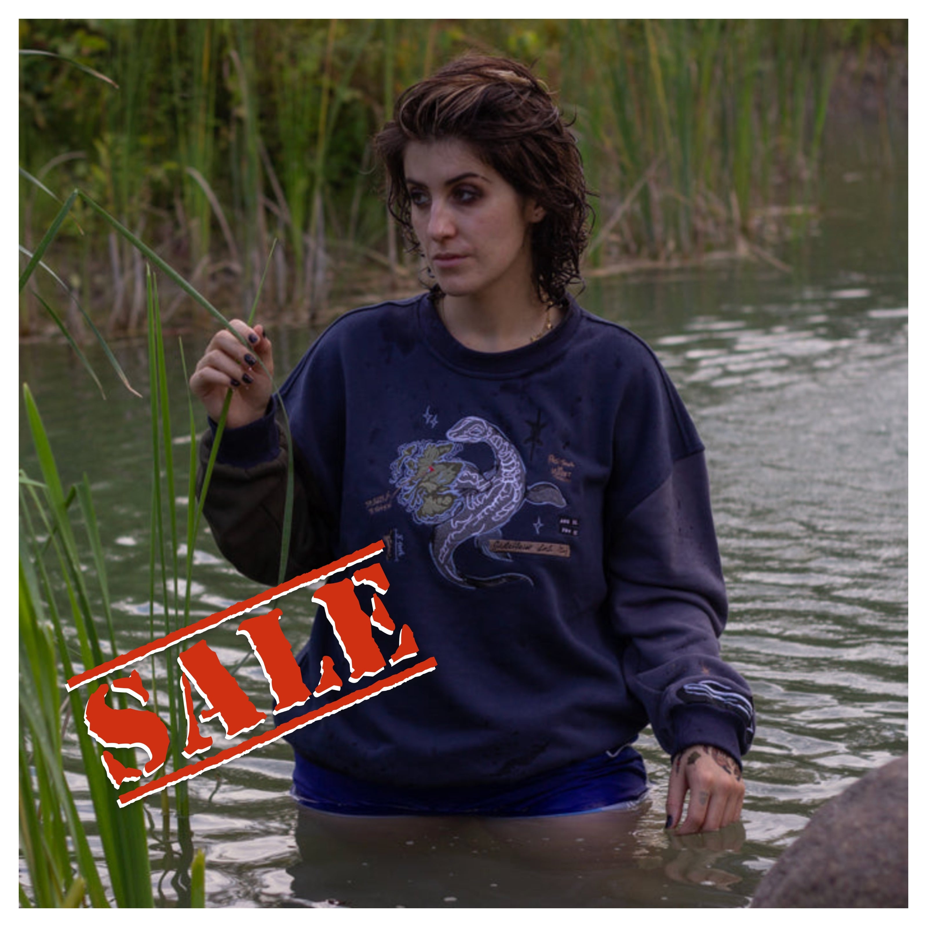 Nessie Crewneck // Cozy Cryptid Club  [old sizing]