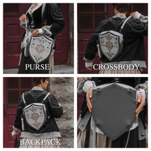 Load image into Gallery viewer, The Paladin Protector // Shield &amp; Dagger Bag or Backpack PRE-ORDER
