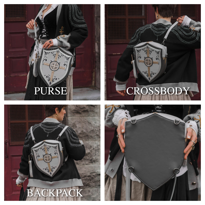 The Paladin Protector // Shield & Dagger Bag or Backpack
