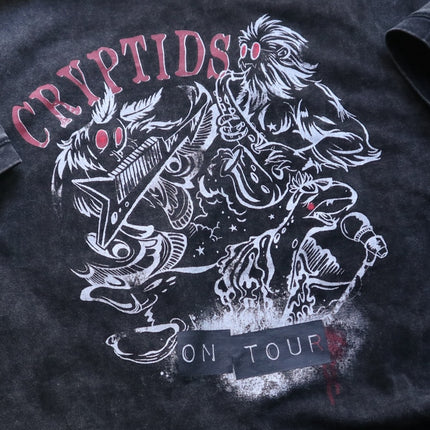 Cryptids on Tour // Vintage Black Wash T-Shirt