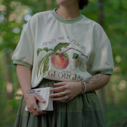 A Peach from Georgia // Ringer T-Shirt (PRESALE)