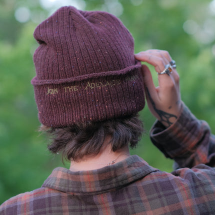 The Witch's Scissors // Amaranth Knit Beanie (PRESALE)