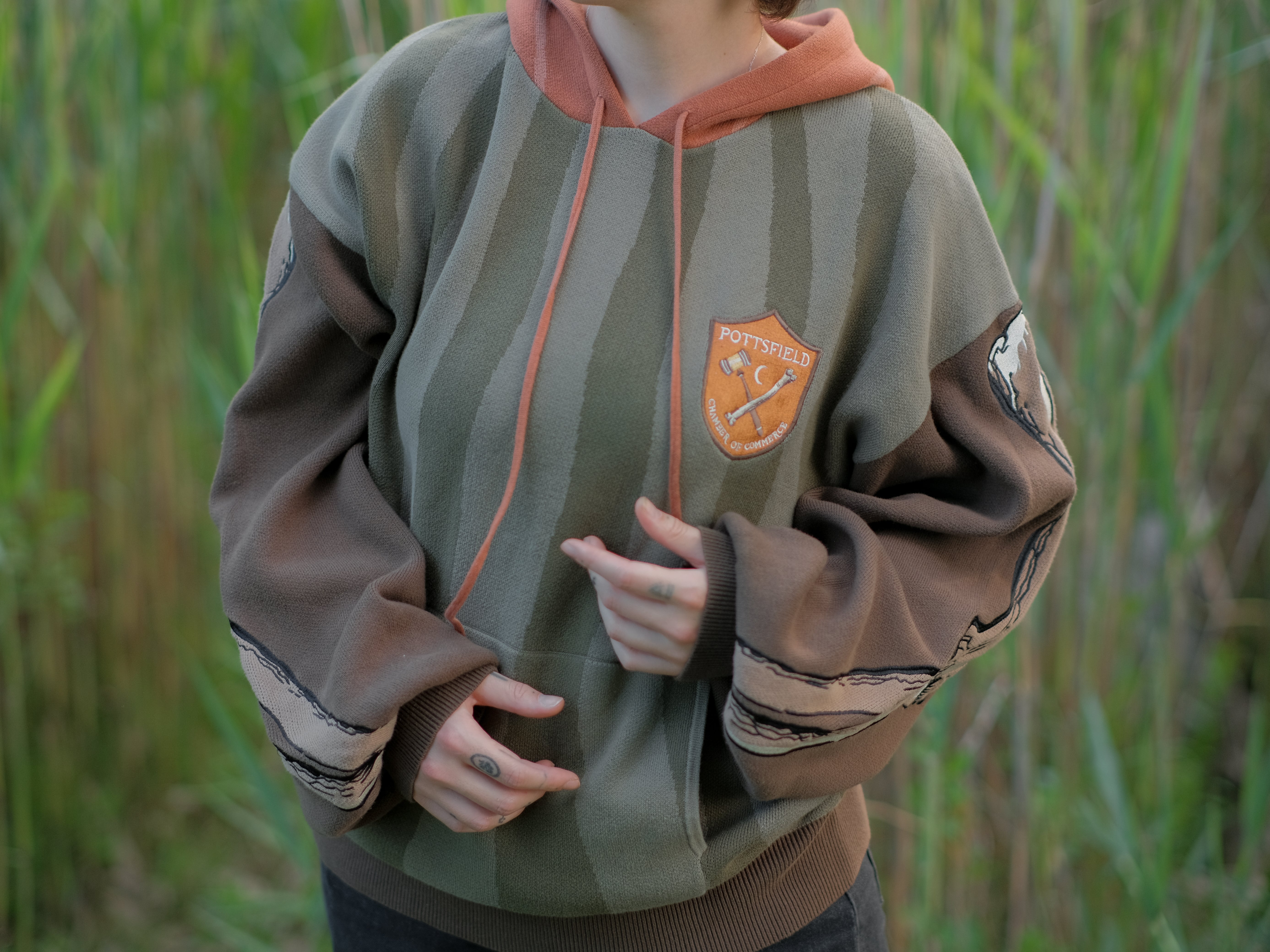 Pumpkin Harvest // Embroidered Hoodie [old sizing] – Knock Thrice