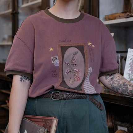 Purple Foxglove // Framed Specimen Tee (Heavy-weight)