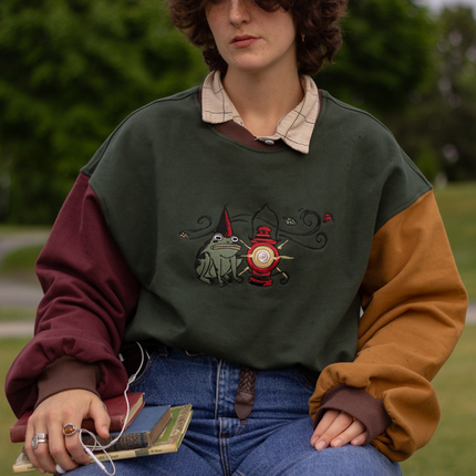 A Torch to Burn // Retro Forest Cotton Crewneck