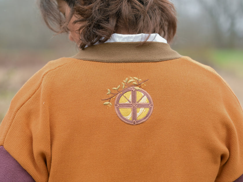 Harvest Witch // Embroidered Cardigan (Cotton)