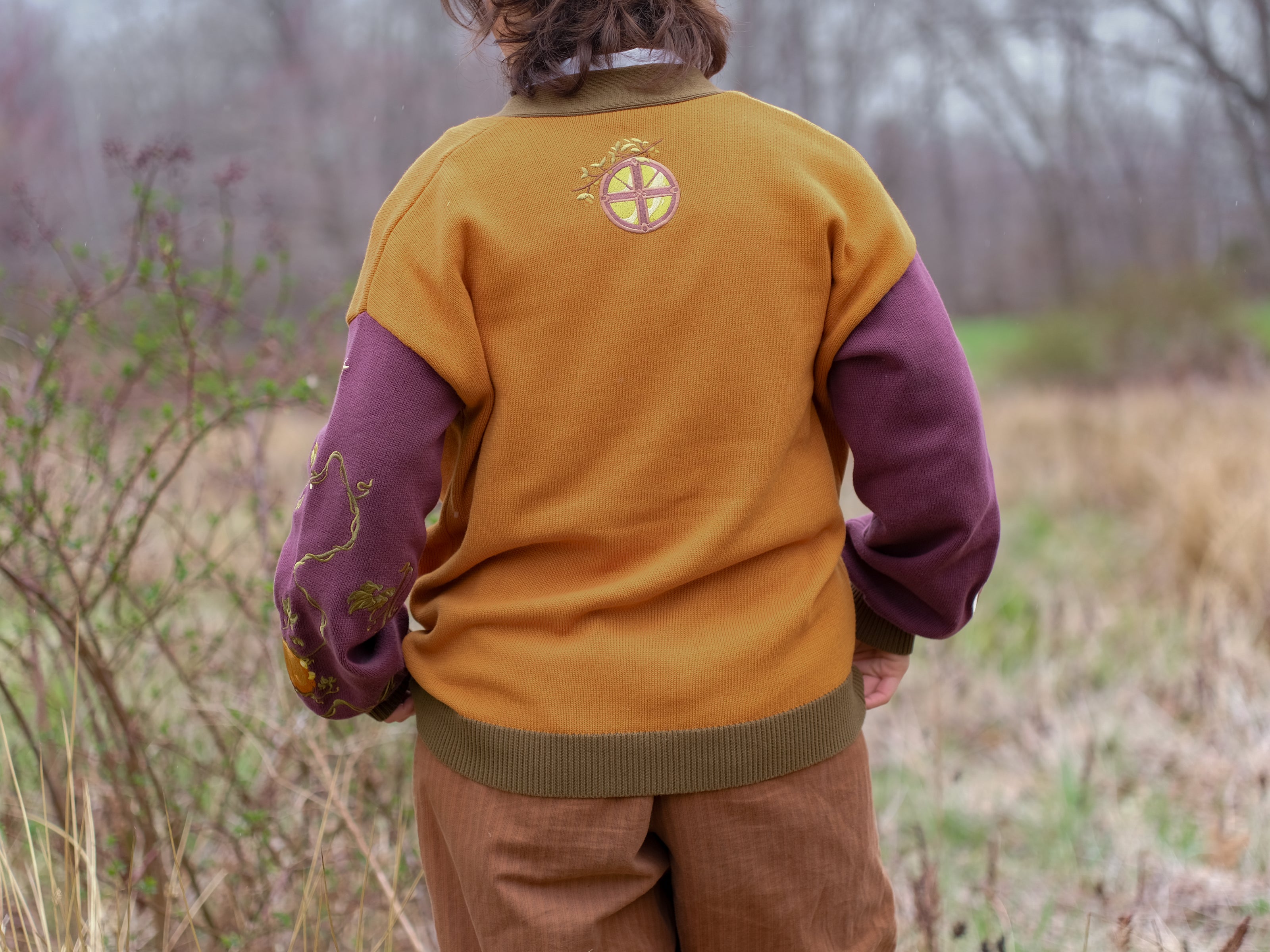 Harvest Witch // Embroidered Cardigan (Cotton)