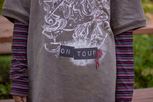 Load image into Gallery viewer, Cryptids on Tour // Bone Dust Brown Wash T-Shirt
