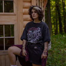 Load image into Gallery viewer, Cryptids on Tour // Vintage Black Wash T-Shirt [PRE-ORDER Sept 16-26]
