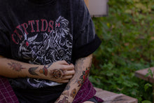 Load image into Gallery viewer, Cryptids on Tour // Vintage Black Wash T-Shirt [PRE-ORDER Sept 16-26]
