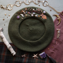 Load image into Gallery viewer, Witchly Trinkets // Newt Green Beret

