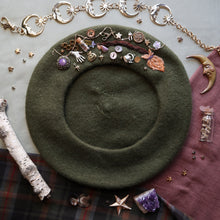 Load image into Gallery viewer, Witchly Trinkets // Newt Green Beret

