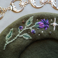 Load image into Gallery viewer, Crown of Belladonna // Olive Beret
