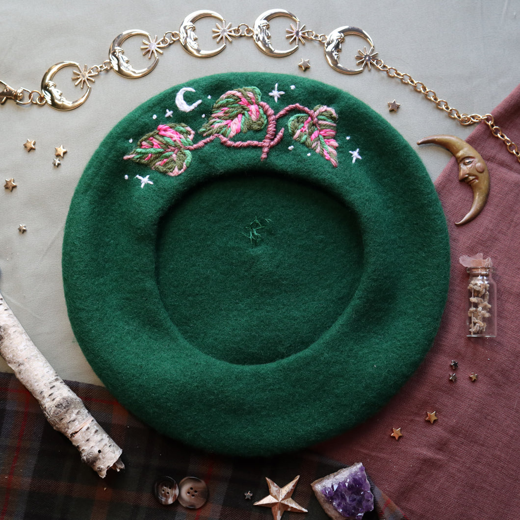 Patron hat for Ruri // Monstera on Goblin Green
