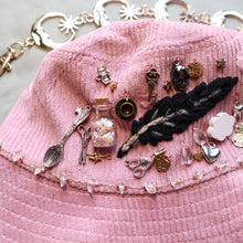 Load image into Gallery viewer, Patron hat for Ariya // Corvid Collector on Rose Milk
