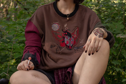 Mothman Crewneck // Cozy Cryptid Club