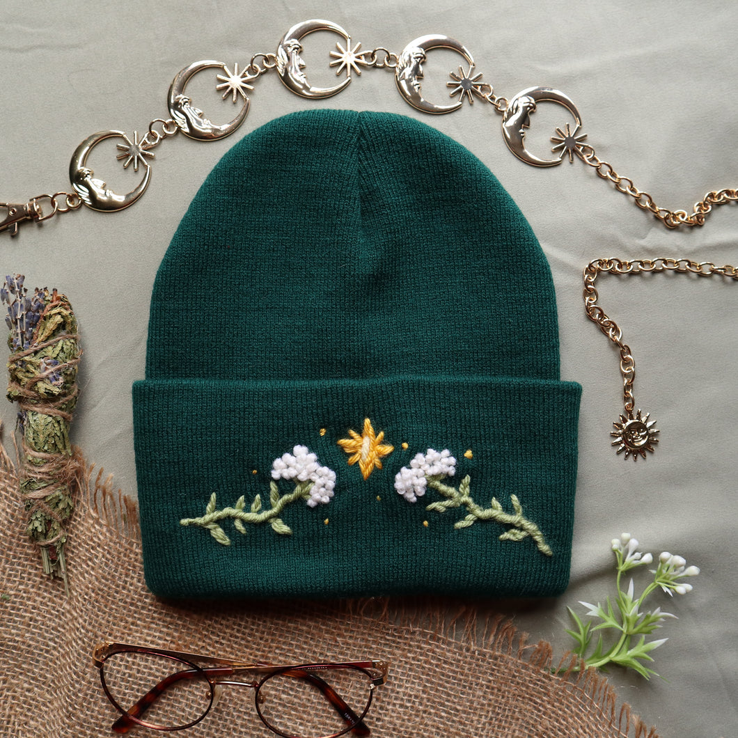 Crown of Yarrow // Goblin Green Beanie