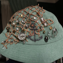 Load image into Gallery viewer, Fisherman&#39;s Trinkets // Seafoam Cord Bucket Hat
