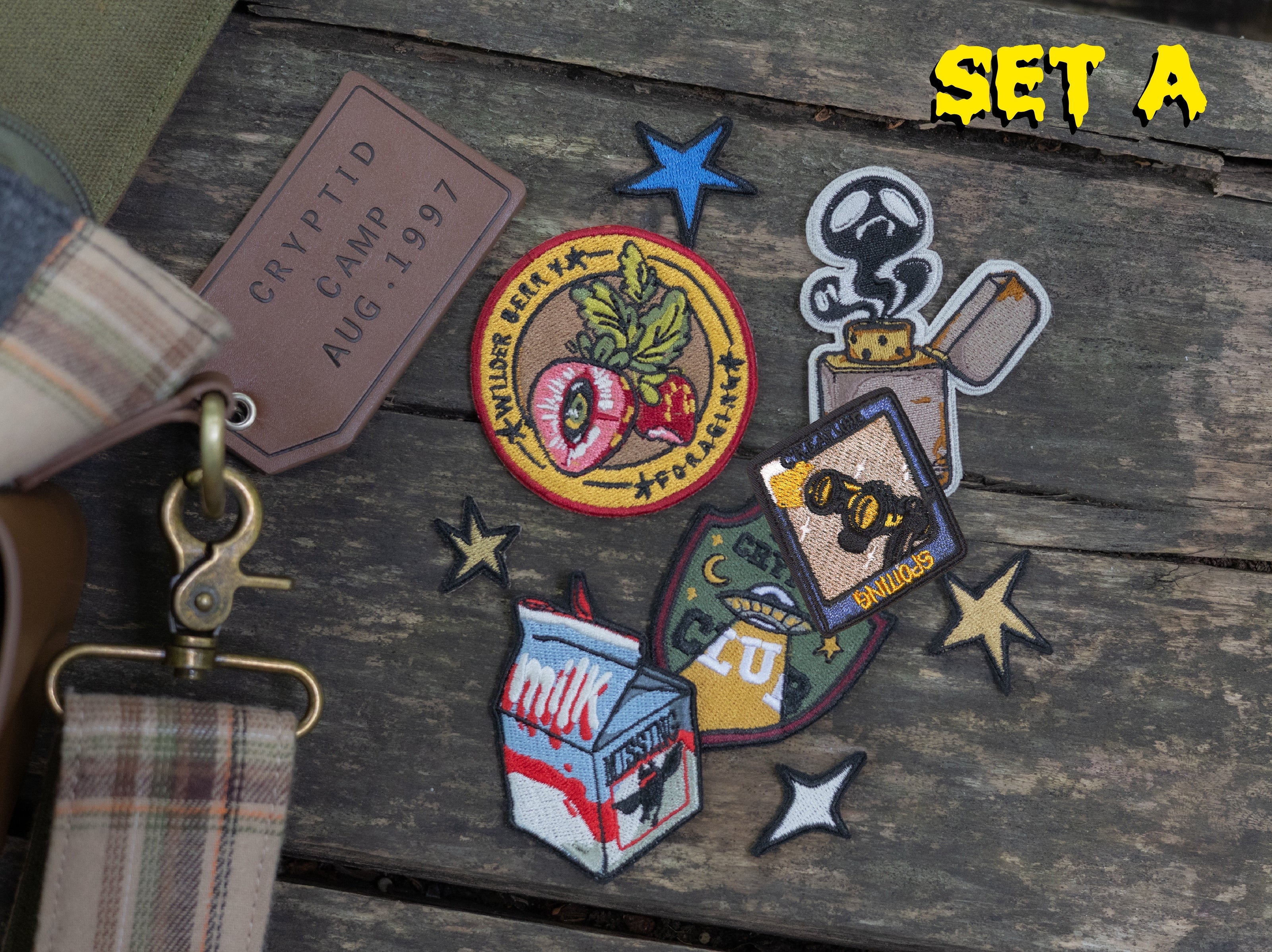 Camp Cryptid Patches // Iron On