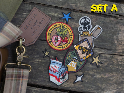 Camp Cryptid Patches // Iron On