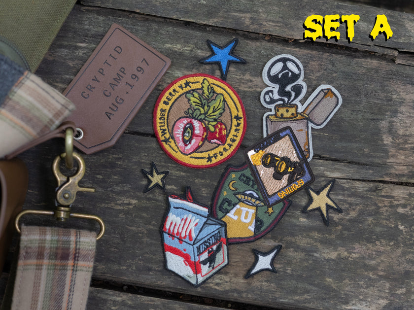 Camp Cryptid Patches // Iron On