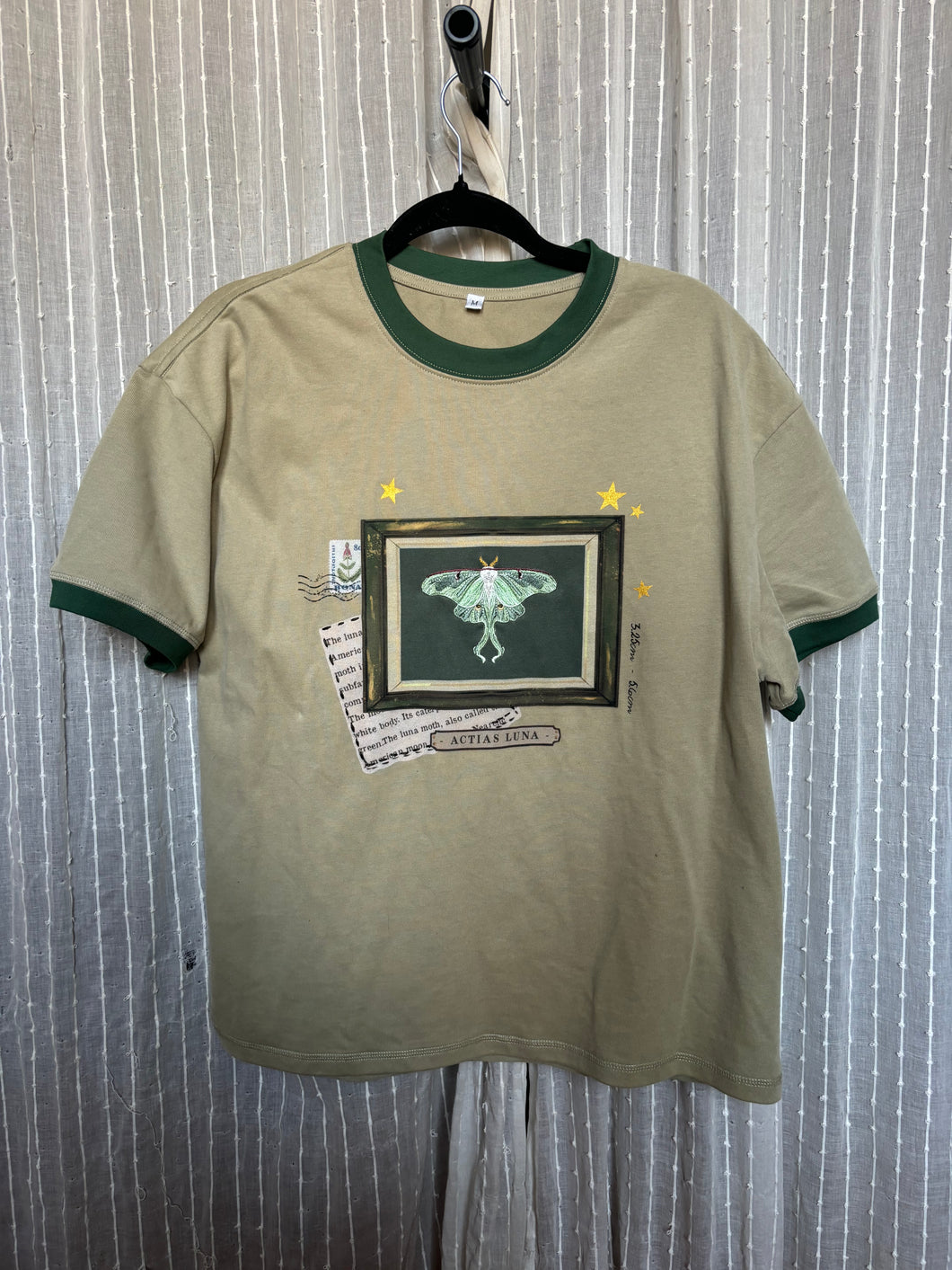 Embroidered Moth Tee Sample H - (M)
