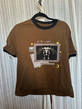 Load image into Gallery viewer, Embroidered Bat Tee (brown) Sample I - (M/L)

