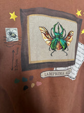Load image into Gallery viewer, Embroidered Beetle Tee (orange) Sample M - (M/L)
