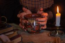 Load image into Gallery viewer, Persimmon Witch // Ceramic Mug
