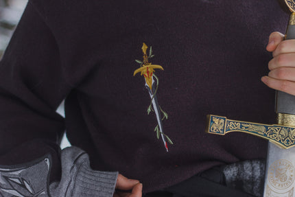 The Grave Knight // Embroidered Crewneck