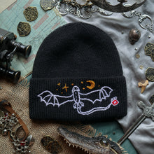 Load image into Gallery viewer, Night Fury // Wing Black Beanie
