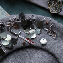 Load image into Gallery viewer, Knightly Trinkets: Hand of Fate // Bone Dust Beret
