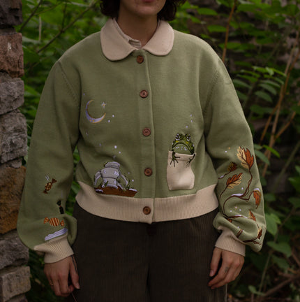 Little Brother // Embroidered Cardigan