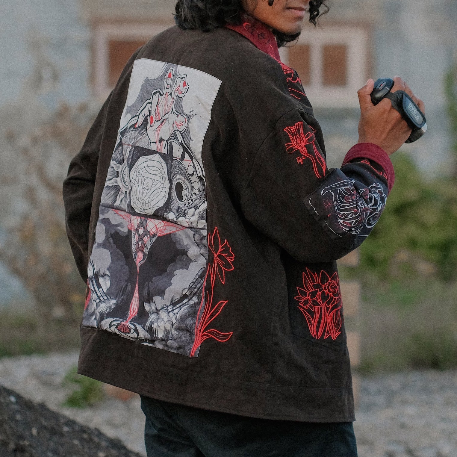 Taking Notes // Washed Cotton Patch Jacket – Knock Thrice