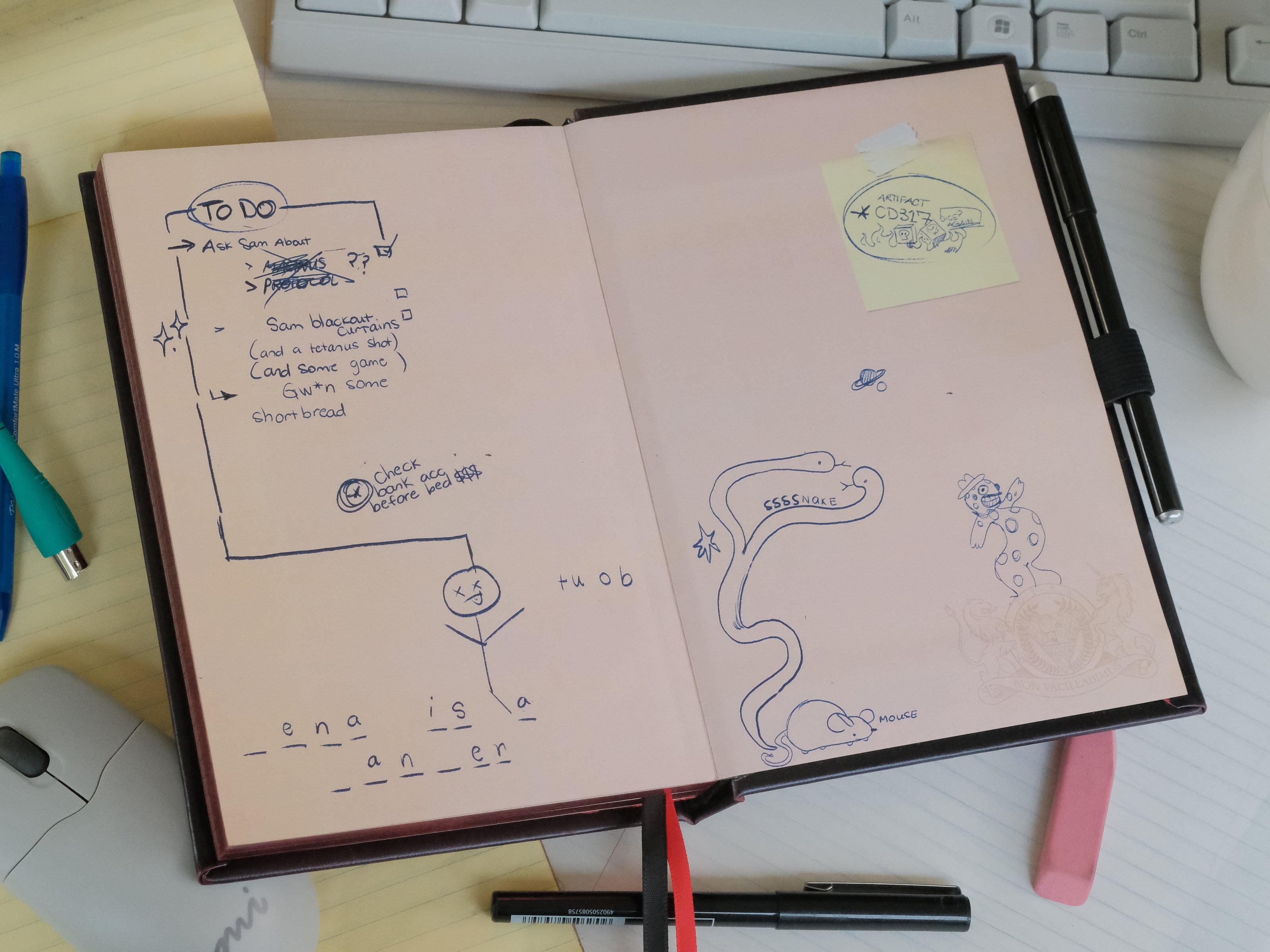 O.I.A.R Employee Handbook // Lined & Blank Journal