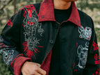 Taking Notes // Washed Cotton Patch Jacket