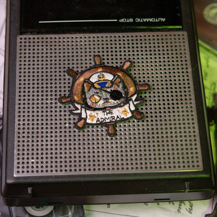 Magnus Archives x Knock Thrice embroidered patch set, made with 100% polyester threads.