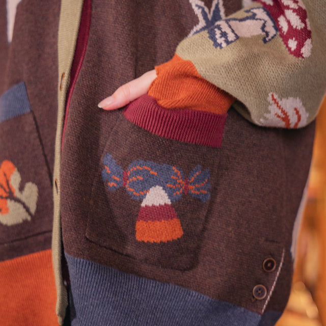 October Trinkets // Oversized Cardigan