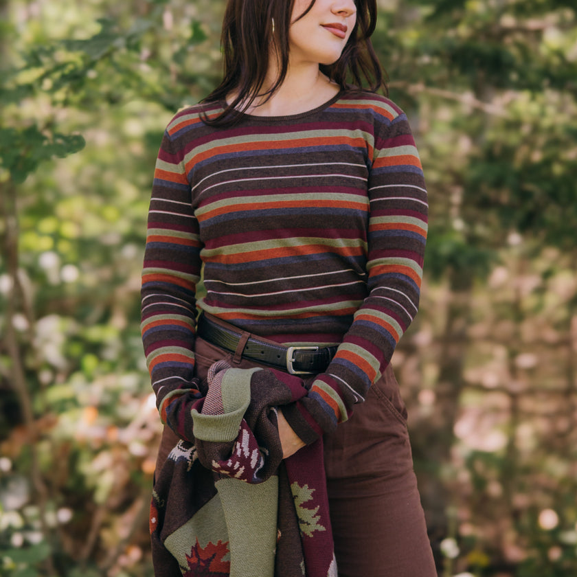 Falling Leaves // Long Sleeve Knit