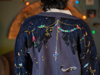 The Wizard of Flame & Feathers // Embroidered Cardigan
